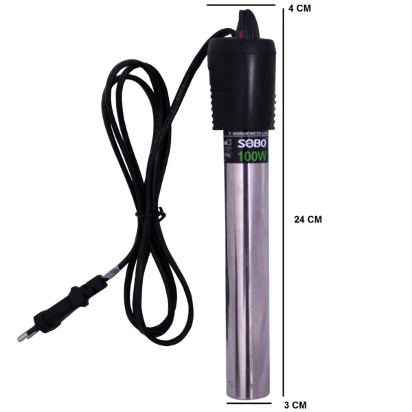 SOBO 100 Watt Steel Aquarium Water Heater