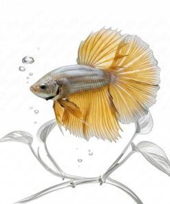 Goldie Betta fish male TFK