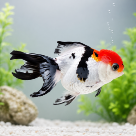 Premium Bi-Color Oranda Goldfish